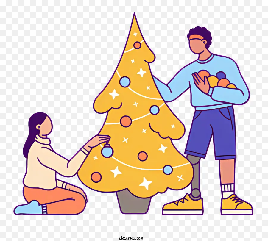 Decoração De Natal，Ornamentos De árvores PNG