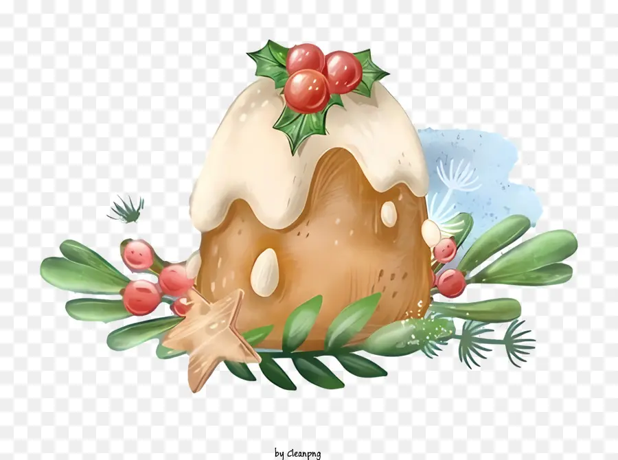 Ilustração Em Aquarela，Muffin PNG