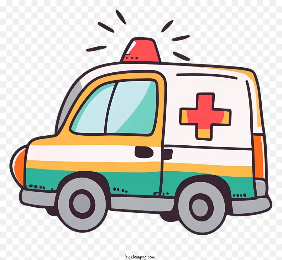 Ambulância，Cruz Vermelha PNG