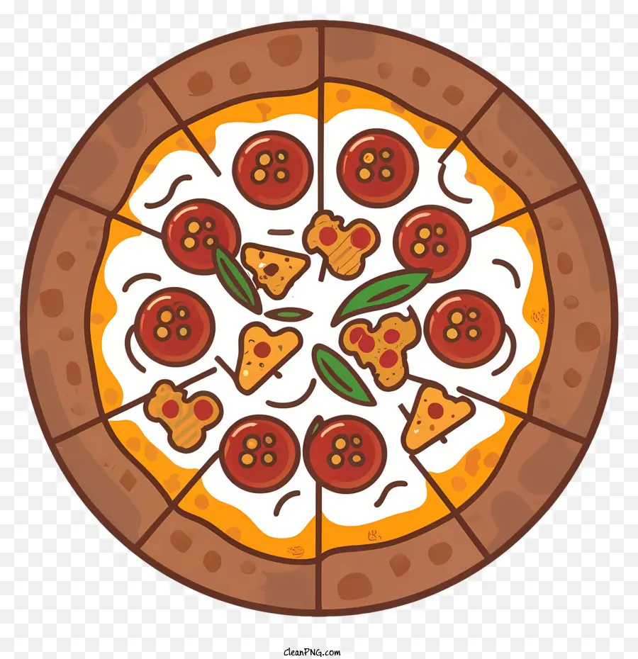 Pizza，Fatiar PNG