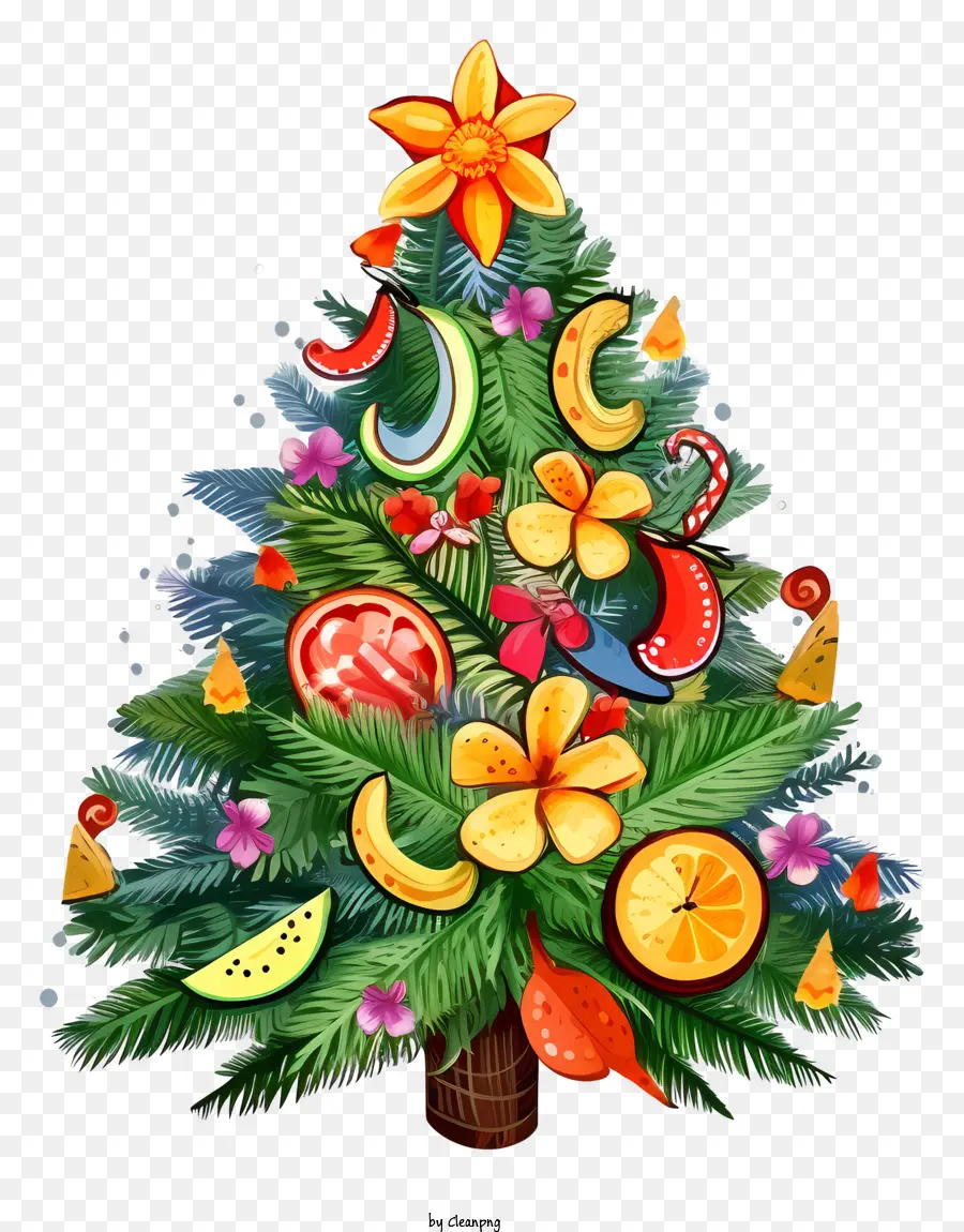 árvore De Natal，Árvore De Natal Da Fruta PNG