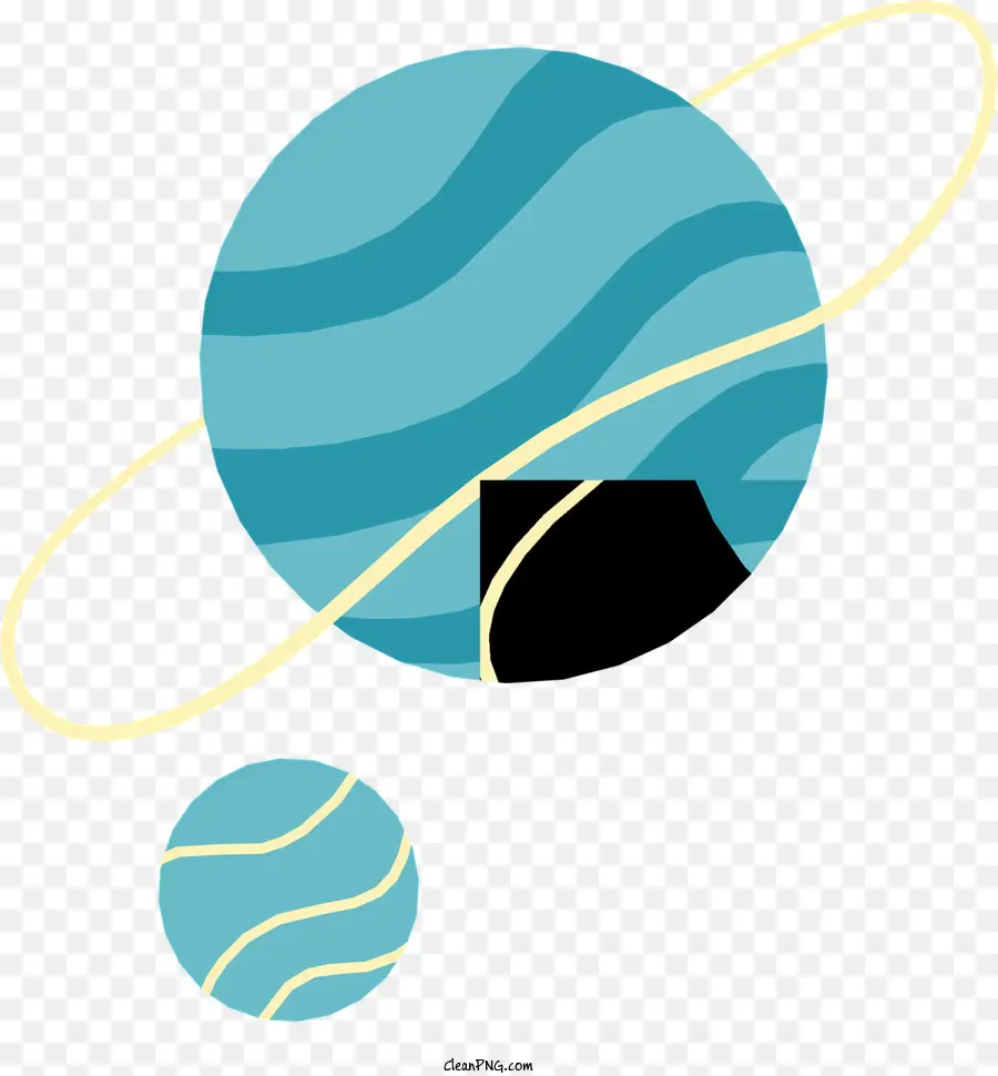 Planeta Com Luas，Planeta Azul PNG