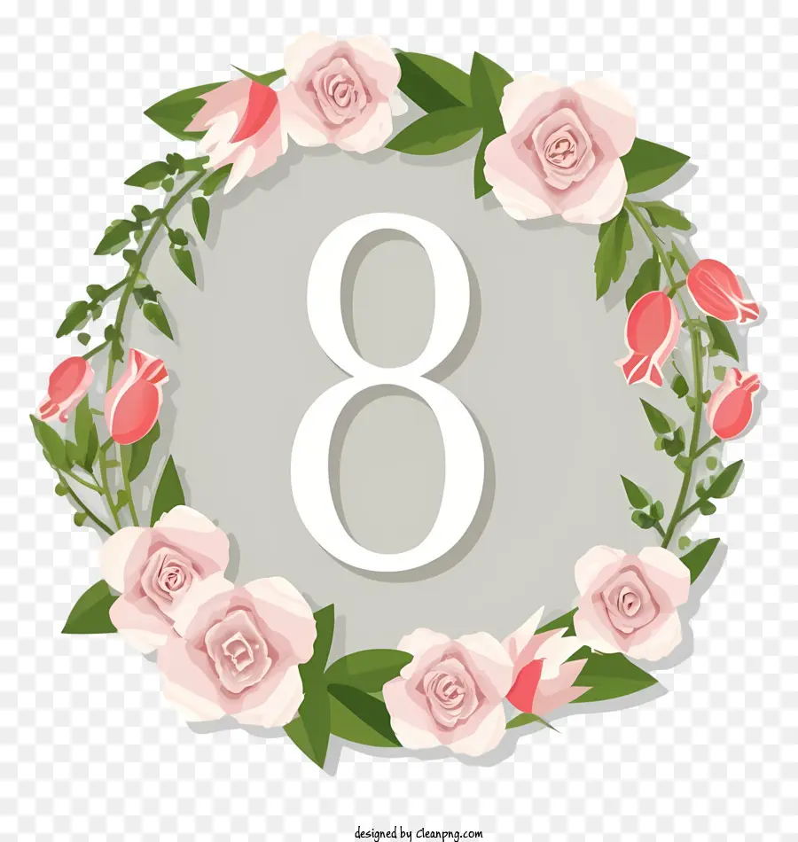 Tabela Do Casamento Número，Rosas Cor De Rosa PNG