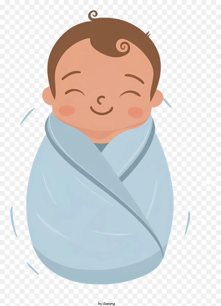 Bebê Swaddle，Blue Swaddle PNG