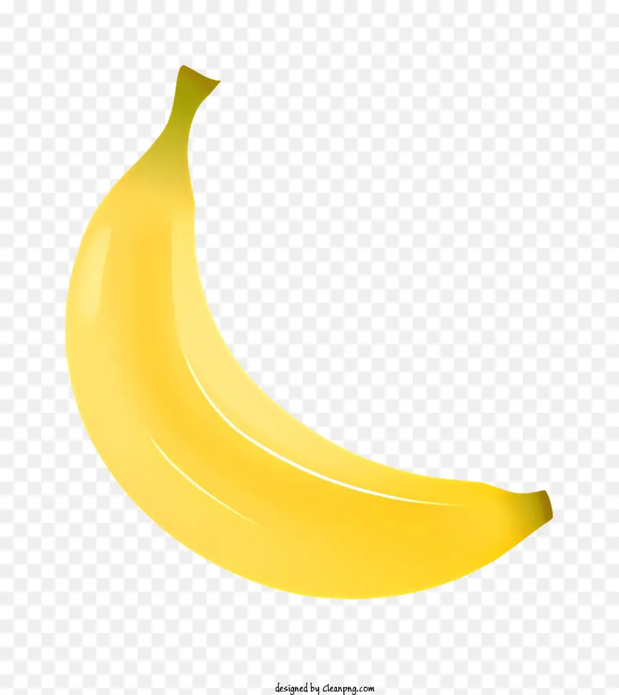 Banana Madura，Textura Cremosa PNG