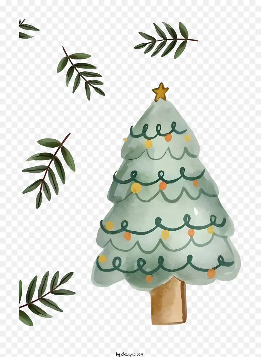 árvore De Natal，A Grinalda PNG