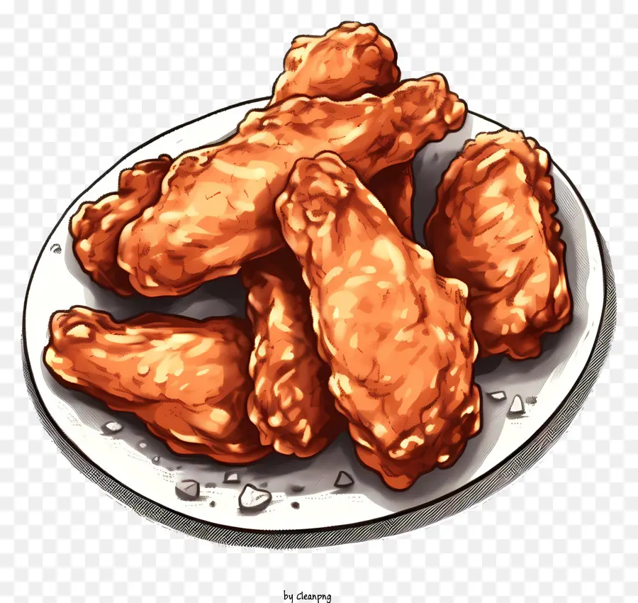 Asas De Frango Frito，Frango Frito PNG