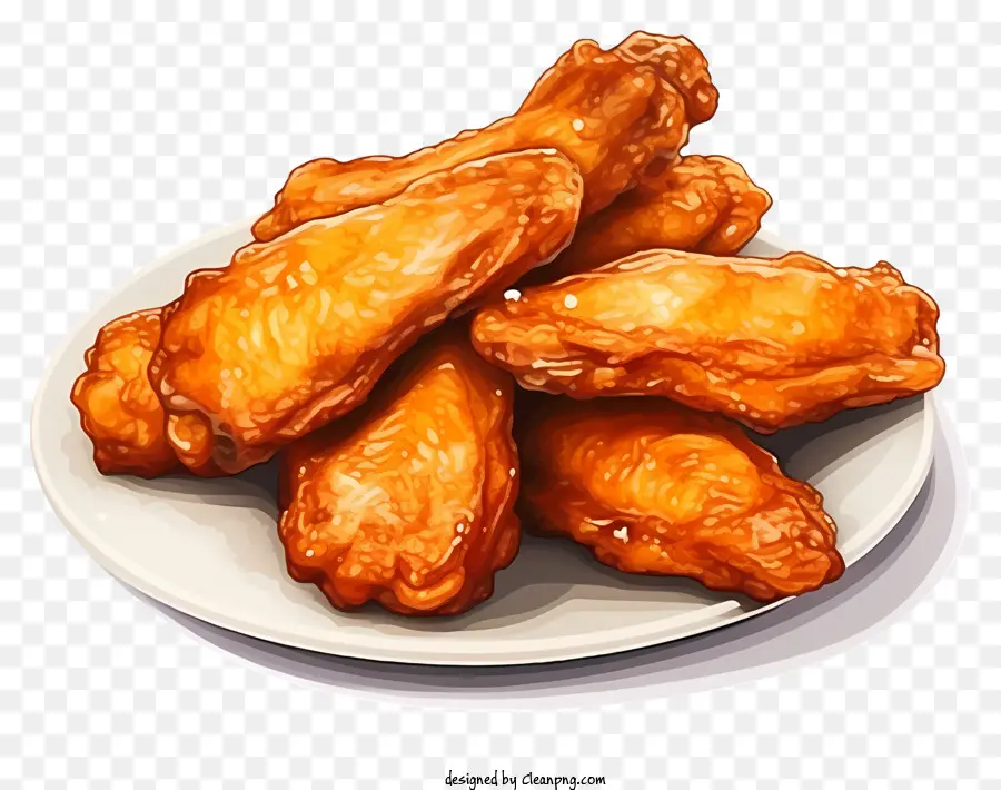 Asas De Frango，Frango Frito PNG