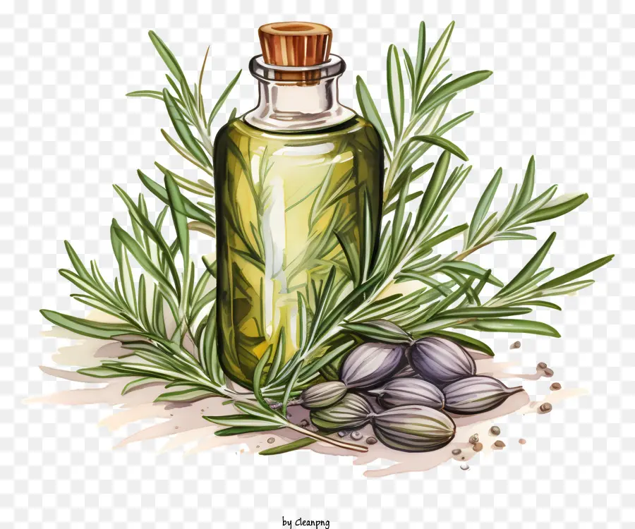 O óleo Essencial De Alecrim，Aromaterapia PNG