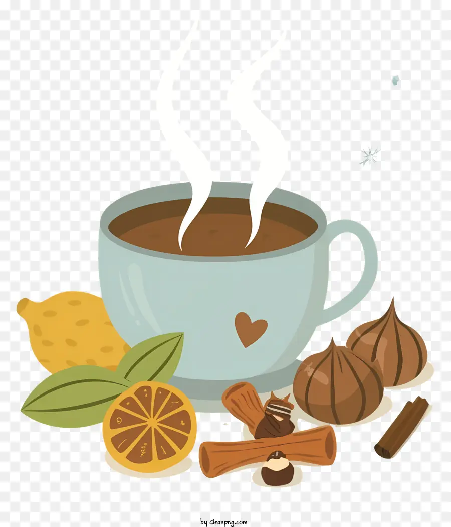 Chocolate Quente，Especiarias PNG