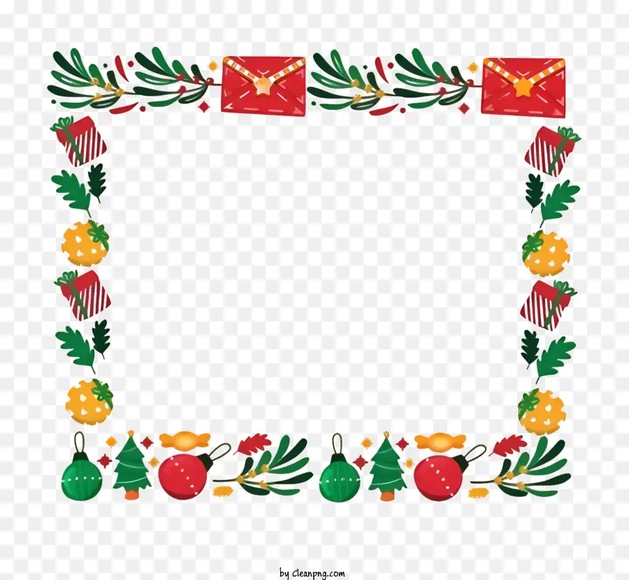 Decorações De Natal，Coroas De Flores PNG