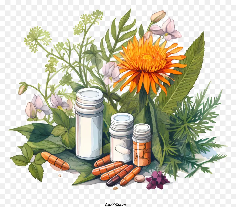 Remédios Herbais，Remédios Naturais PNG