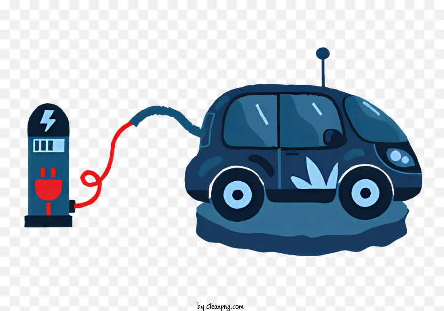 Carregamento De Carro Elétrico，Carro Elétrico Amarelo PNG