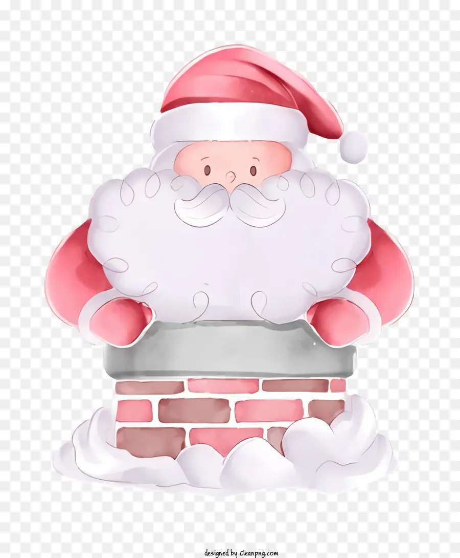 Papai Noel，Versão Cartoon PNG