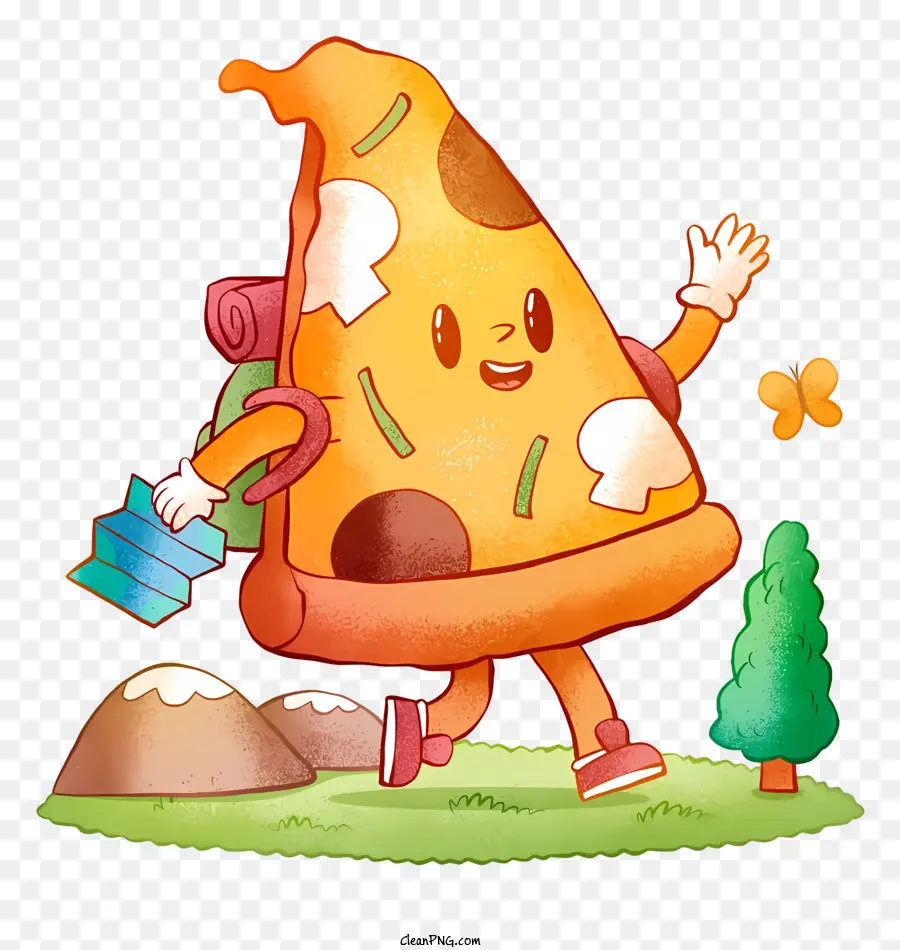 Personagem De Desenho Animado，Mochila PNG