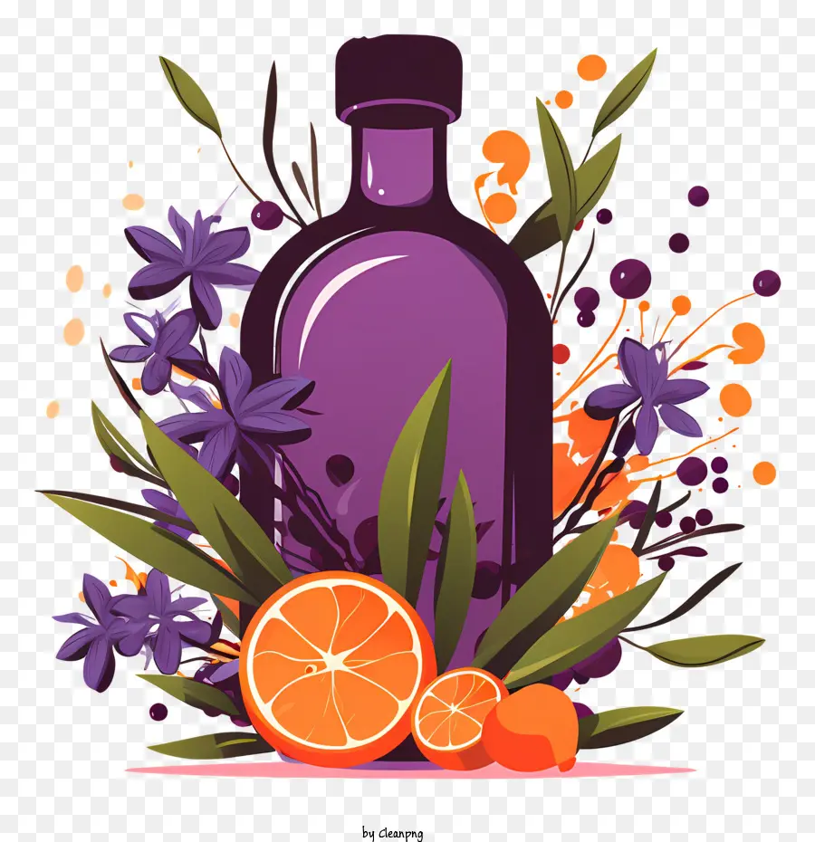 Líquido Roxo，Laranja PNG