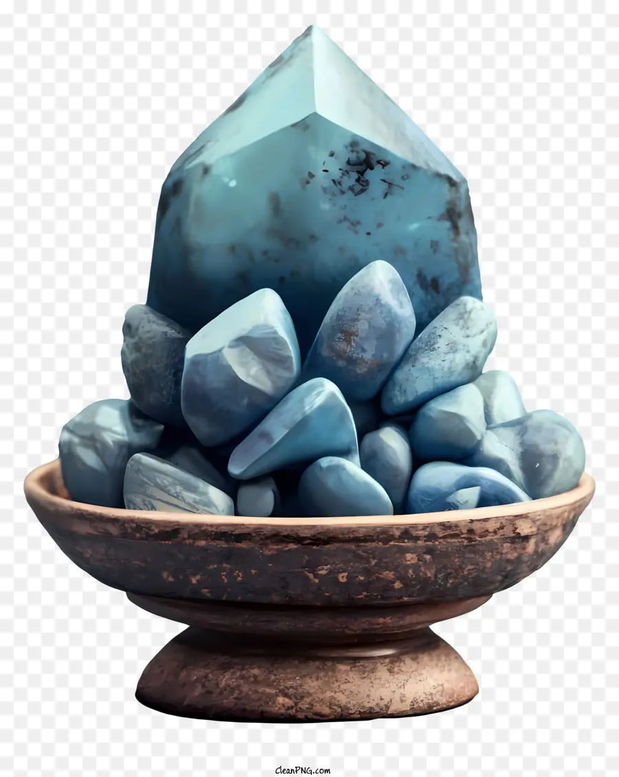 O Cristal Azul，Taça De Cristal PNG