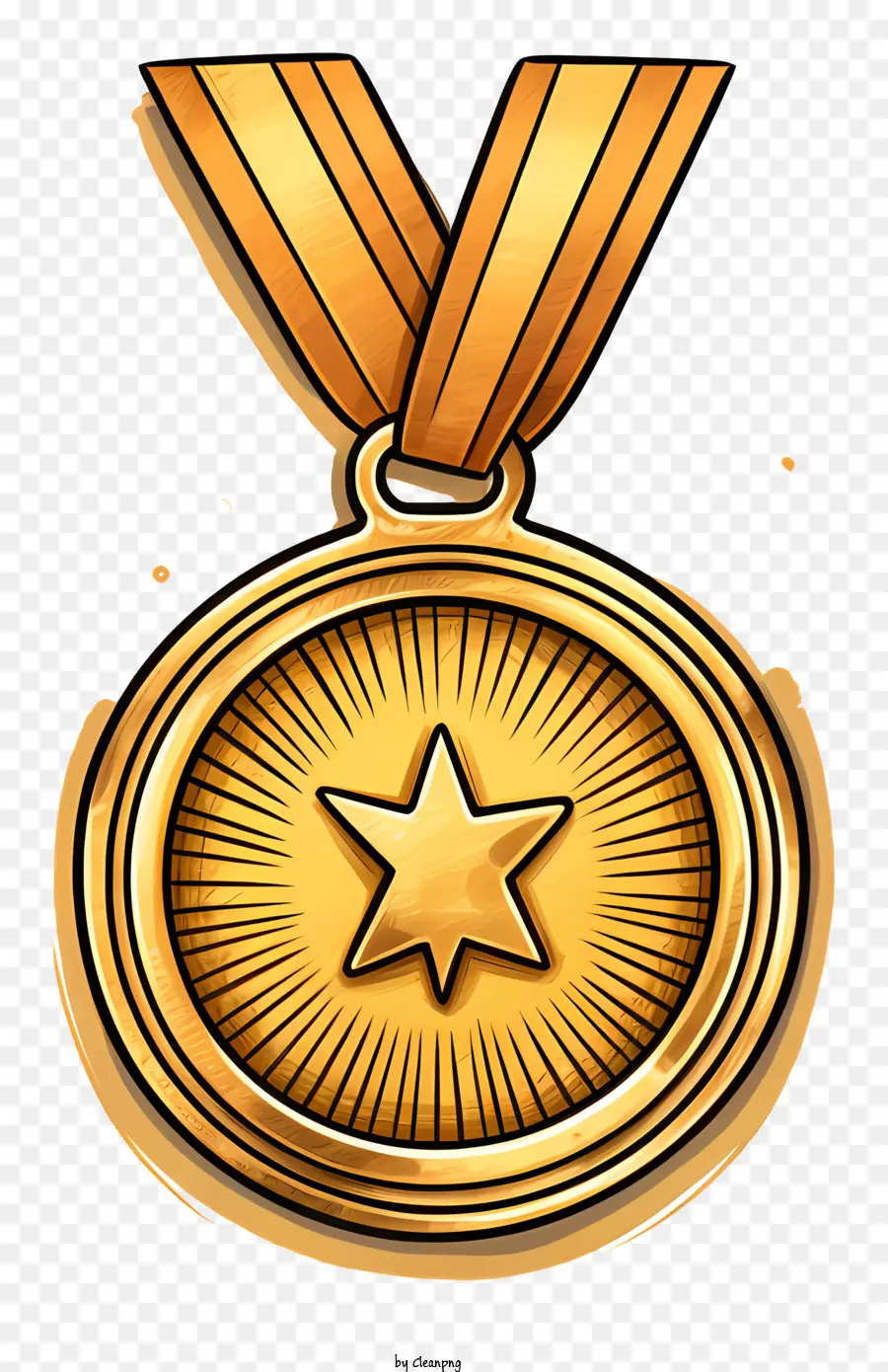 Medalha De Ouro，Estrela De Prata PNG
