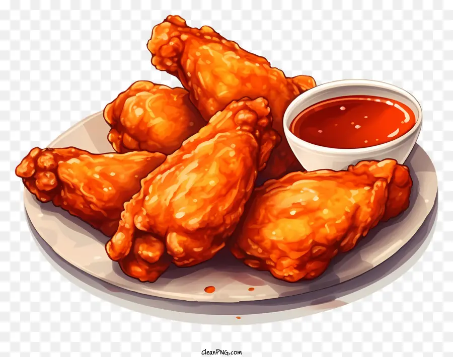 Asas De Frango，Frango Frito PNG