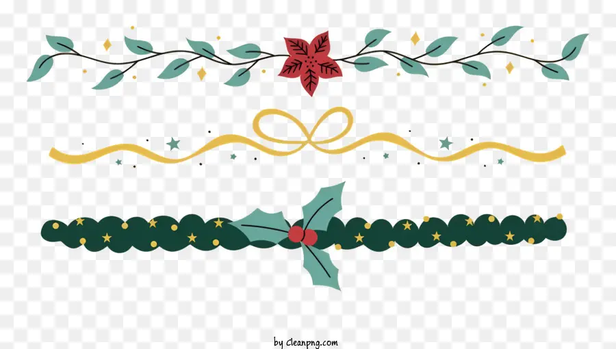 Natal Banners，Decorações Do Feriado PNG