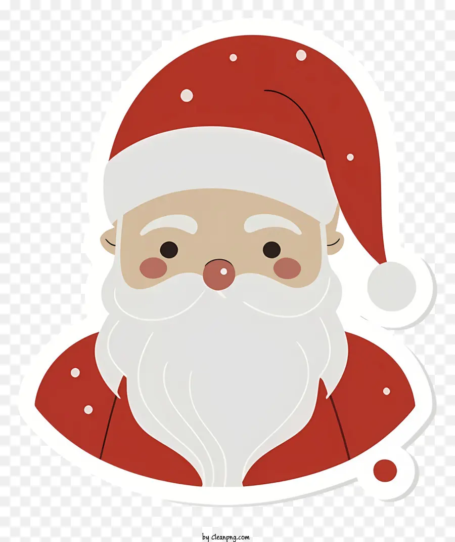 Papai Noel，Papai Noel Sorridente PNG