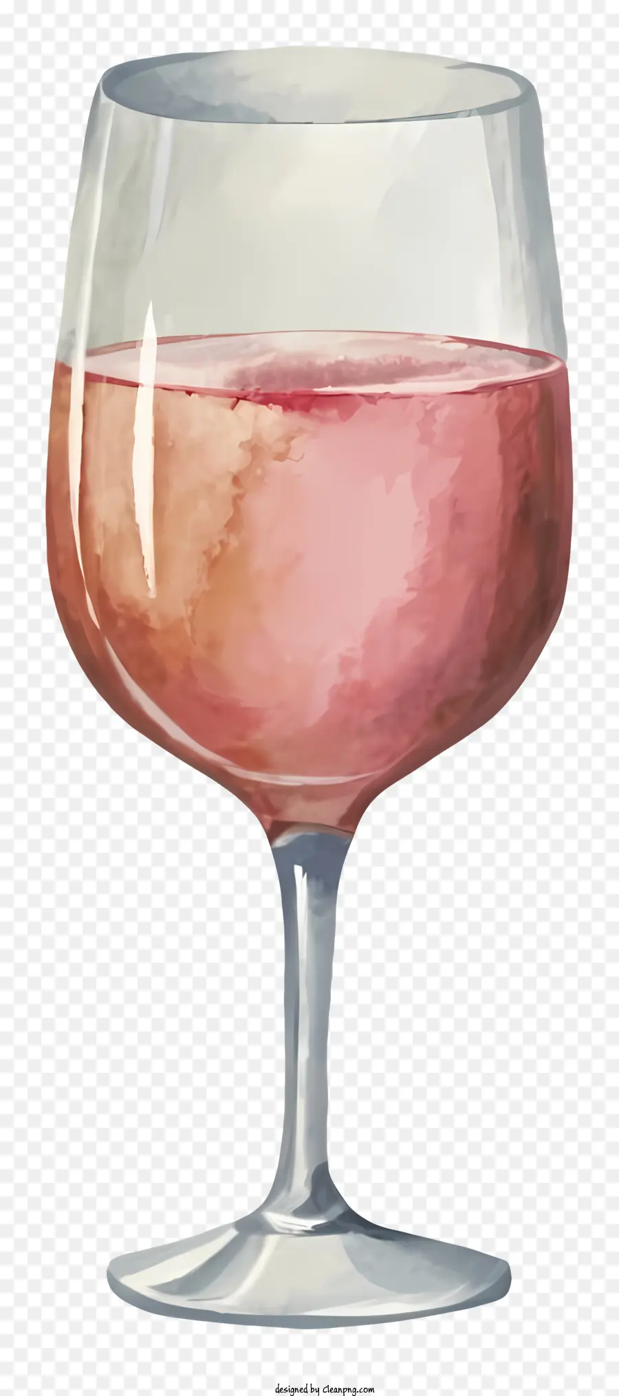 Bebida Rosa，Copo De Vinho PNG