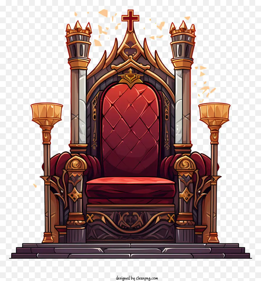 Trono，Vermelho Almofada PNG