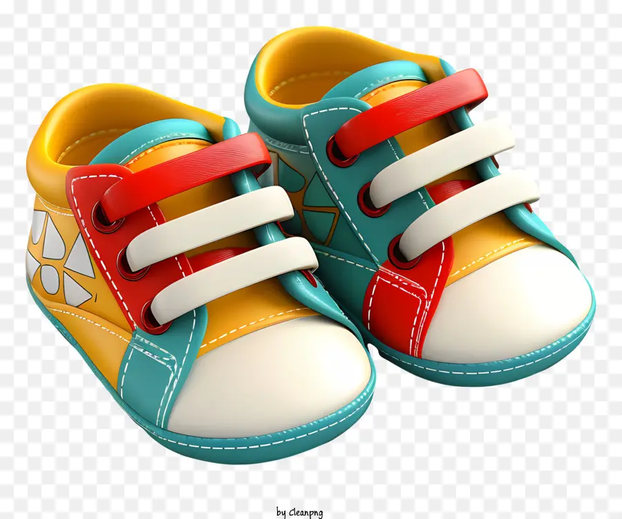 Calçados Infantis，Sapatos De Bebê Coloridos PNG