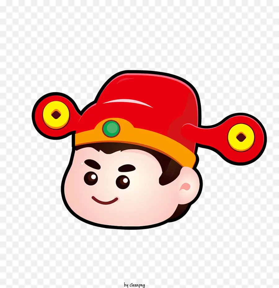 Personagem De Desenho Animado，Chapéu Vermelho PNG