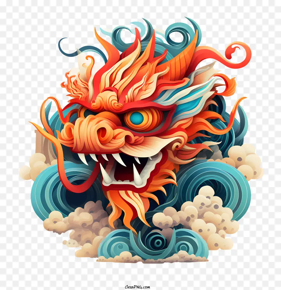 Dragão Chinês，Mitologia Chinesa PNG