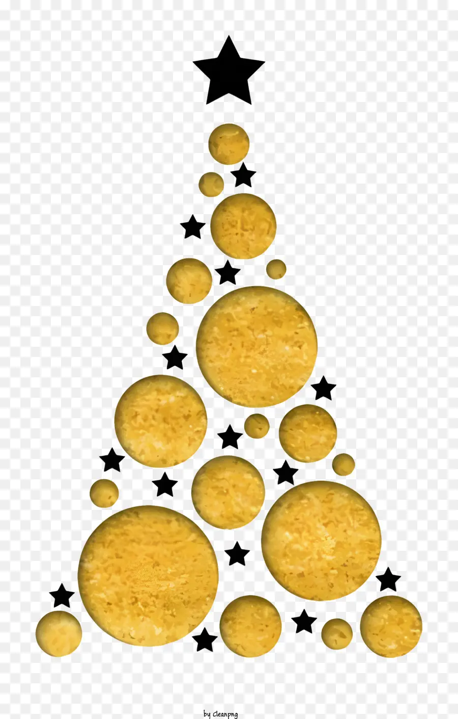 árvore De Natal，Moedas De Ouro PNG