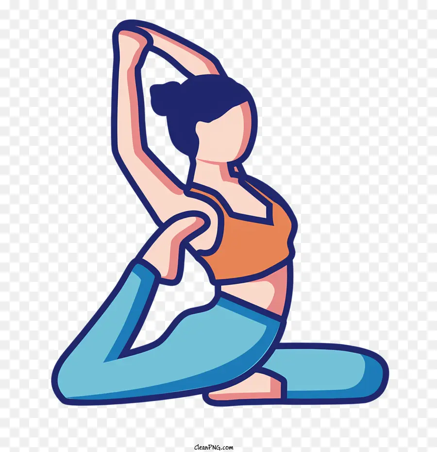 Yoga，Posição De Lótus PNG