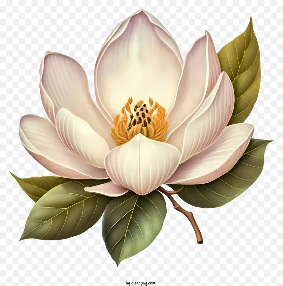 Flor De Magnolia，Pétalas Cor De Rosa PNG