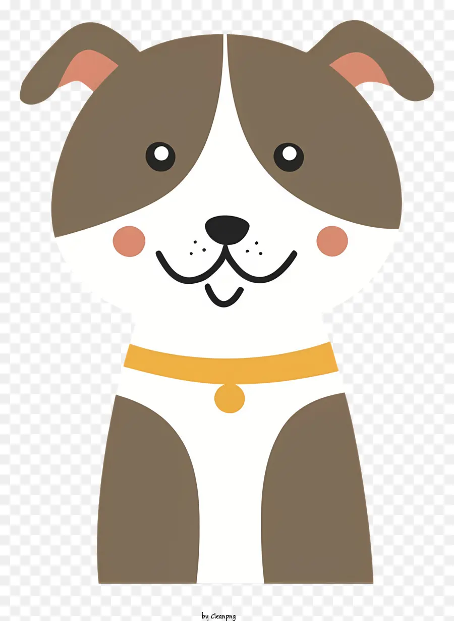 Cão Bonito，Cachorro Marrom E Branco PNG