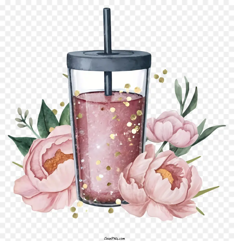 Smoothie，Smoothie Rosa PNG