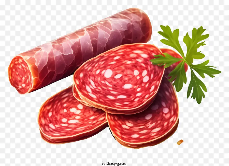 Salame，Salami Fatiado PNG