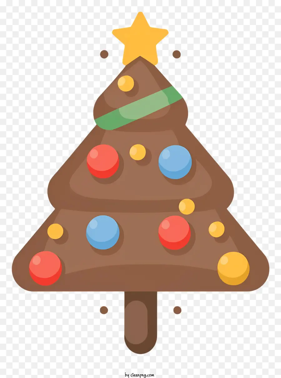 árvore De Natal De Chocolate，Bastões De Doces PNG