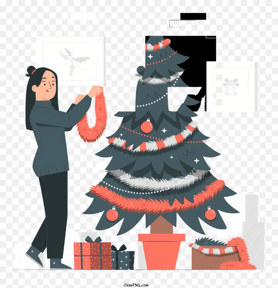 Presente De Natal，árvore De Natal PNG