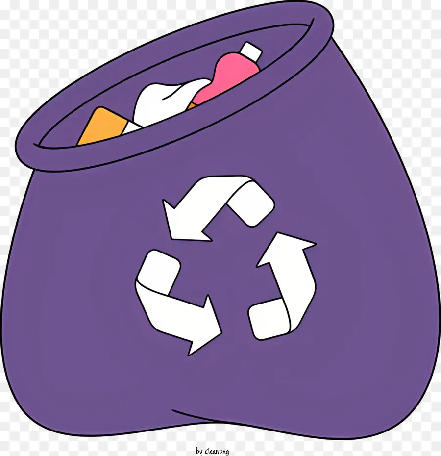 Reciclagem，Saco De Lixo De Plástico PNG