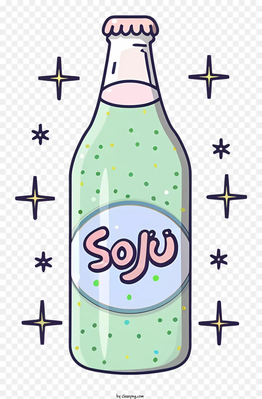 Refrigerante，Garrafa Soju PNG