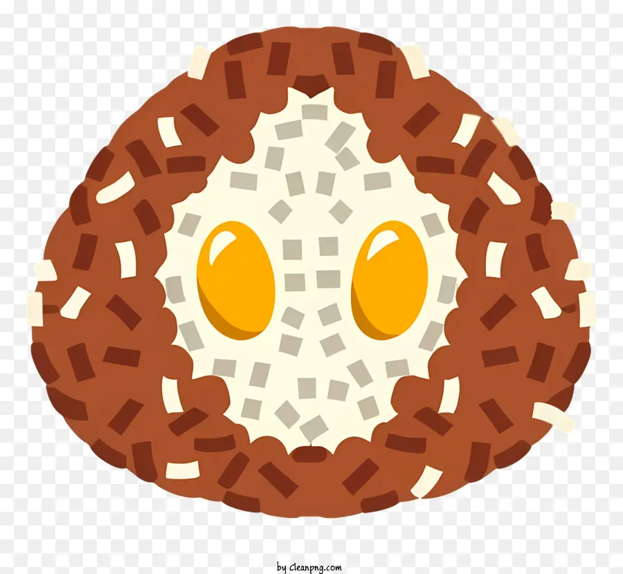 Ilustra O De Ovo，Brigadeiro PNG