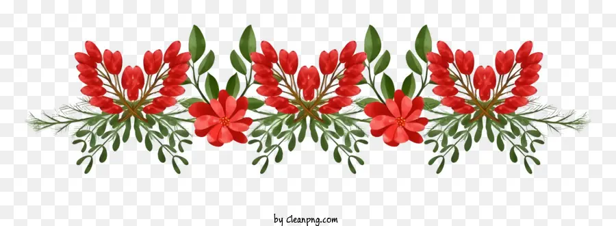 Flores Vermelhas，Flores Murchas PNG