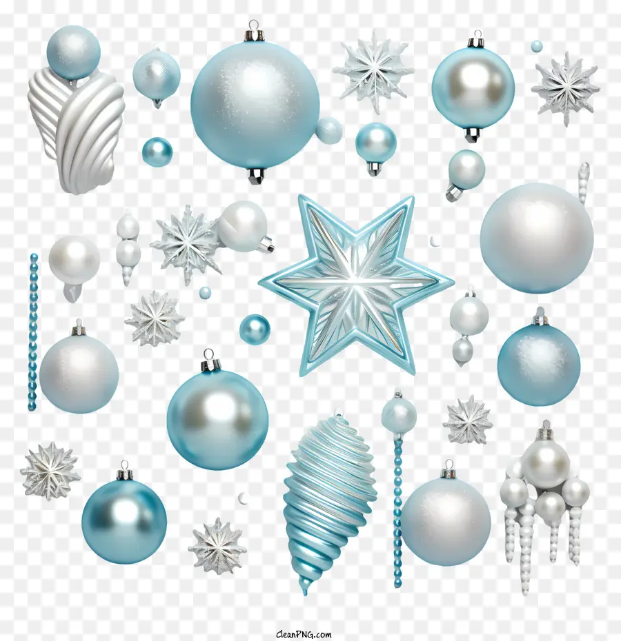 Enfeites De Natal，Ornamentos Decorativos PNG