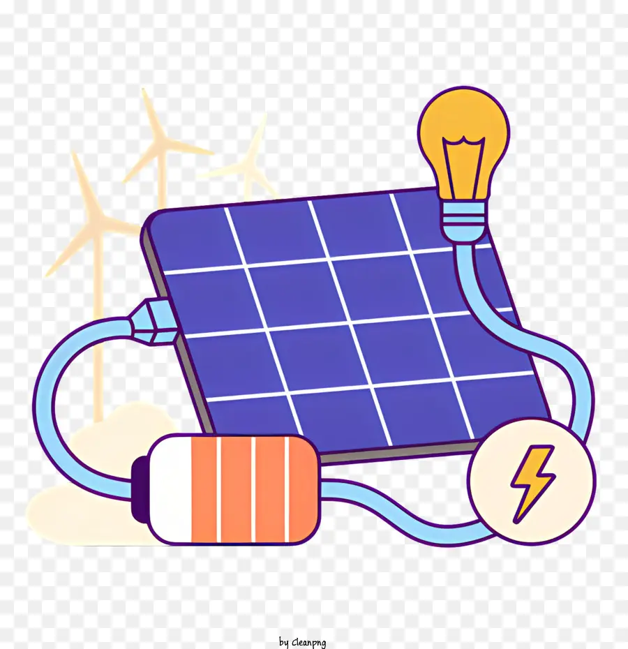 Gerador De Eletricidade，Painéis Solares PNG