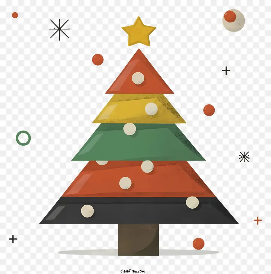 árvore De Natal，Black Background PNG