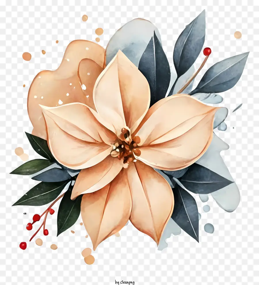 Pintura Em Aquarela，Bouquet Of Flowers PNG