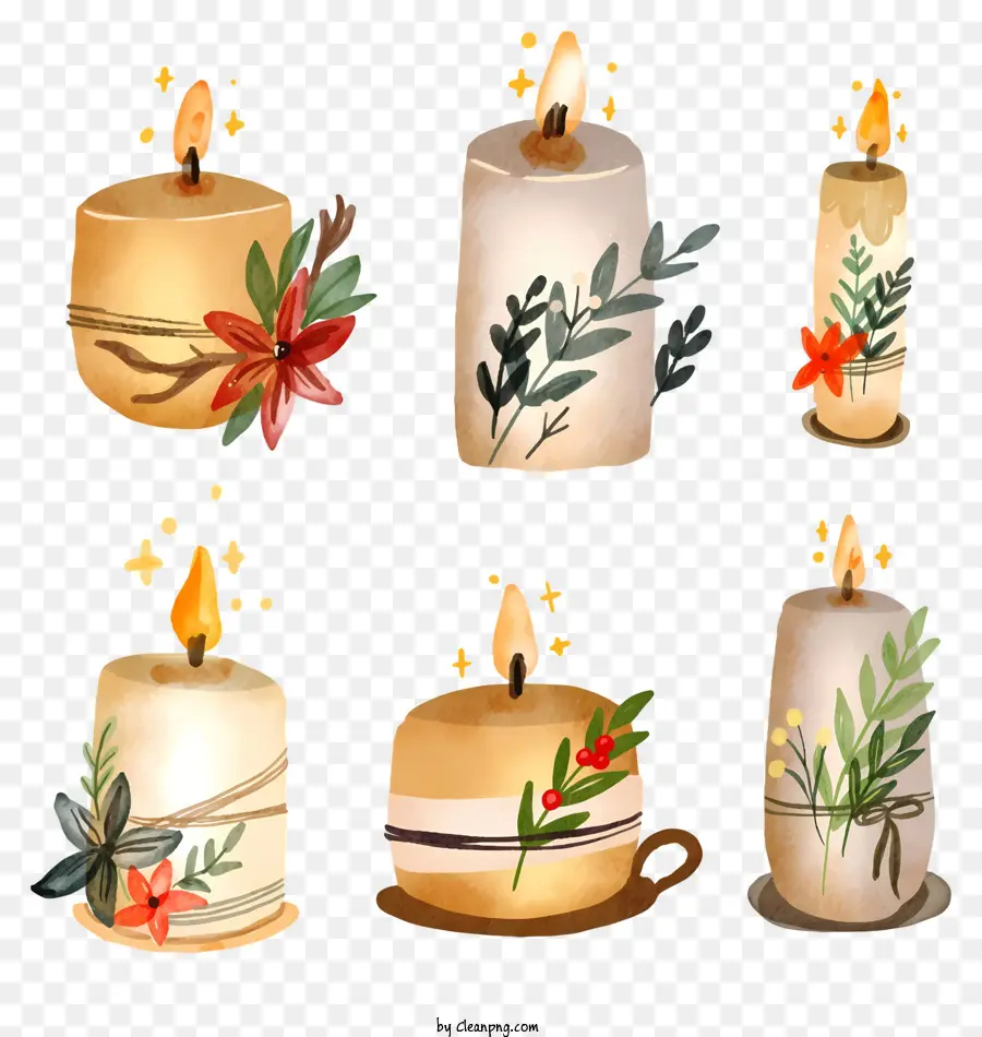 Velas，Chama PNG