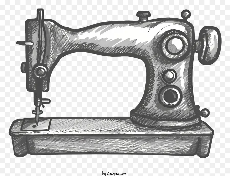 Máquina De Costura De Palavras Chave，à Moda Antiga PNG