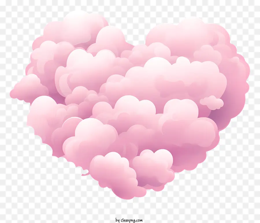 Heartshaped Nuvem，Formação De Nuvens PNG
