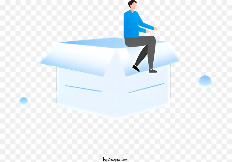 Homem，Cardboard Box PNG